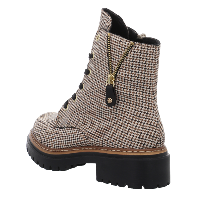 Rieker - 72617-60 - 72617-60 - beige-schwarz/schwarz - Stiefeletten