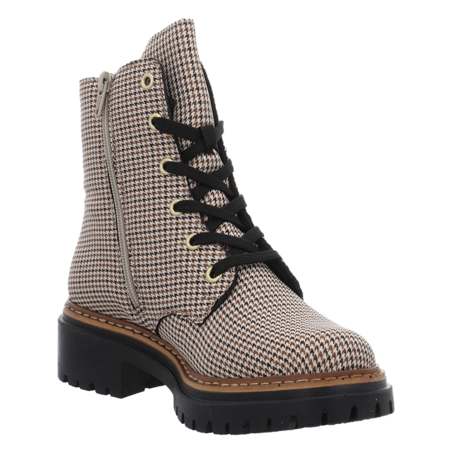 Rieker - 72617-60 - 72617-60 - beige-schwarz/schwarz - Stiefeletten