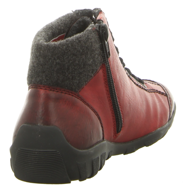 Rieker - L6543-35 - L6543-35 - rot kombi - Stiefeletten