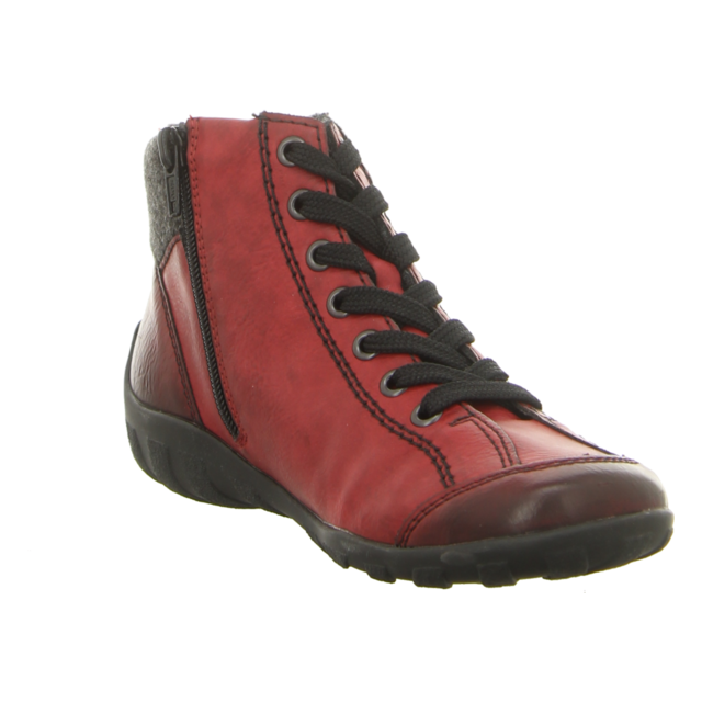 Rieker - L6543-35 - L6543-35 - rot kombi - Stiefeletten
