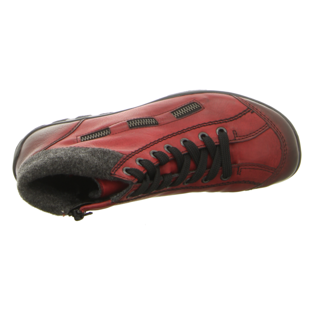 Rieker - L6543-35 - L6543-35 - rot kombi - Stiefeletten