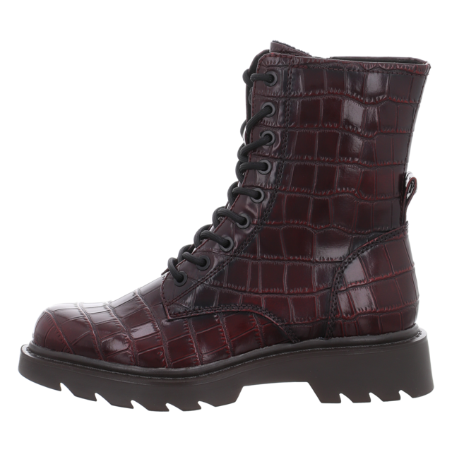 Tamaris - 1-25908-41-544 - 1-25908-41-544 - bordeaux croco - Stiefeletten