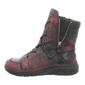 Stiefeletten - Krisbut - rot-kombi