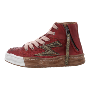 Sneaker - Rebecca White - Rethunder Wovens - red