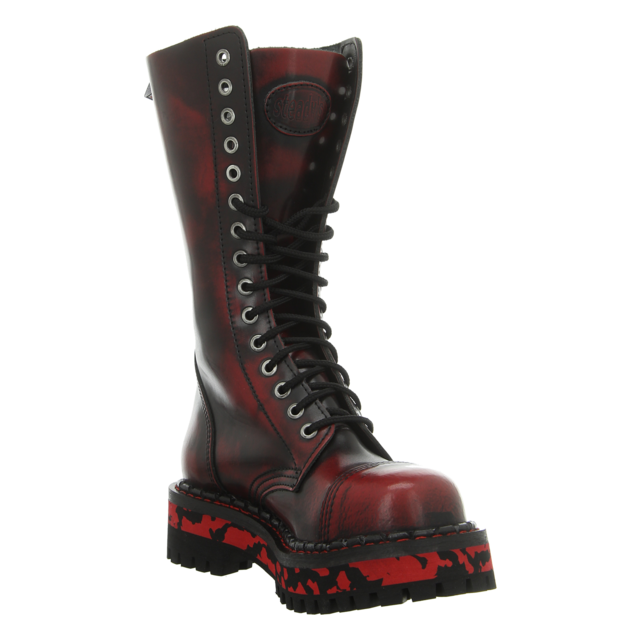 Steady's - STE/15/D BLACK/RED - STE/15/D BLACK/RED - rot-kombi - Stiefeletten