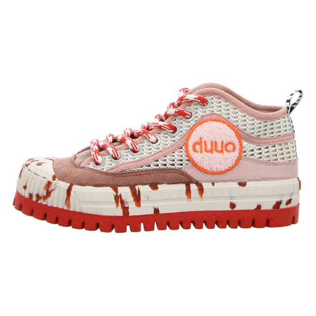 duuo - D383396 - Col Cover Folck Plus - rot-kombi - Sneaker