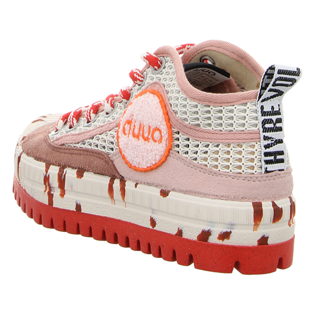 duuo - D383396 - Col Cover Folck Plus - rot-kombi - Sneaker