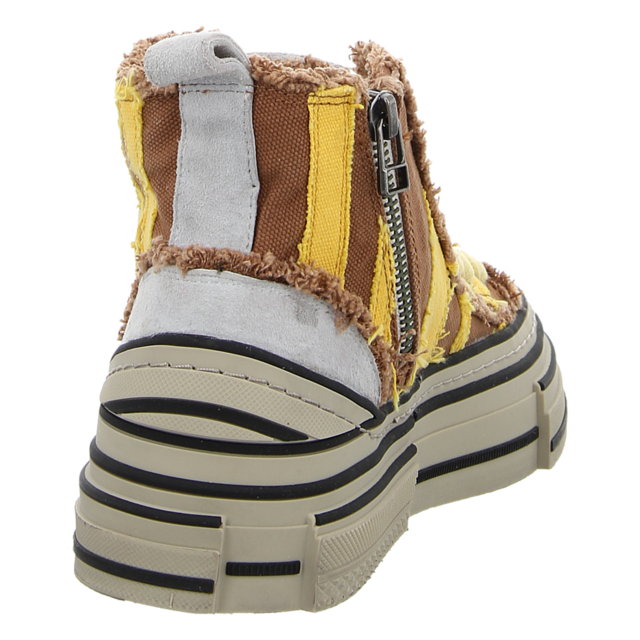 Rebecca White - V02L-3A TABACCO + YELLOW STRIP - V02L-3A TABACCO + YELLOW STRIP - tabacco + yellow strip - Sneaker