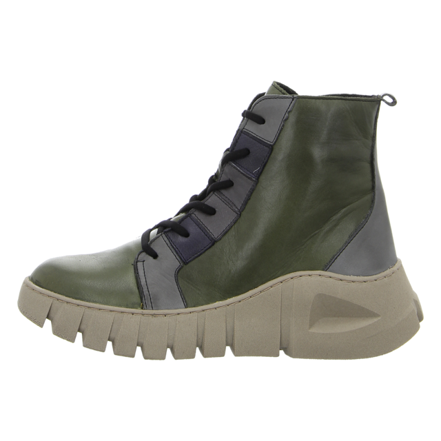 Gemini - 033317-02/722 - Anilina - khaki/grau - Stiefeletten