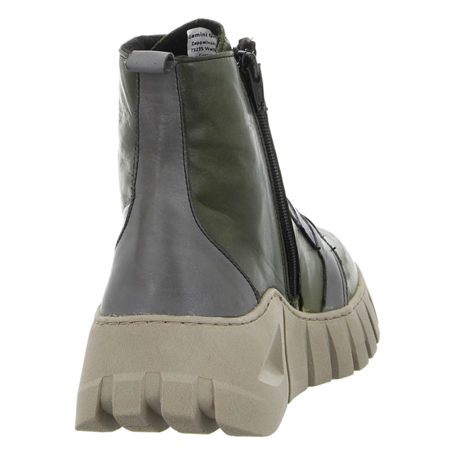 Gemini - 033317-02/722 - Anilina - khaki/grau - Stiefeletten
