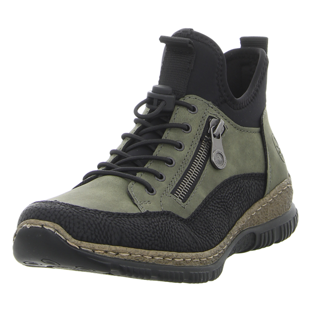Rieker - N32G3-54 - N32G3-54 - grn kombi - Schnrschuhe