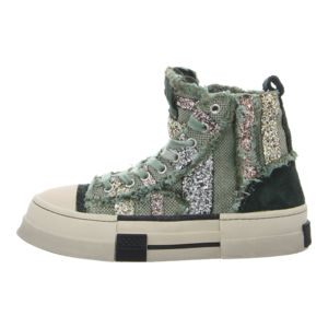 Sneaker - Rebecca White - mix glitter green
