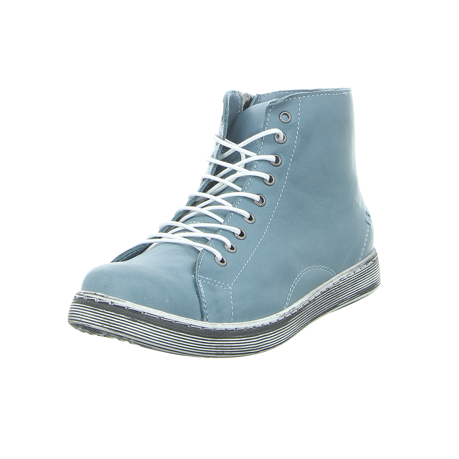 Andrea Conti Sneaker Donna - Scarpe Ginnastica In Pelle Morbida Con Tacco 3 Cm E Soletta Estraibile