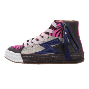 Sneaker - Rebecca White - Rethunder V2 Zebra - mix fuxia/royal blue
