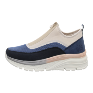 Sneaker - Rieker - blau kombi