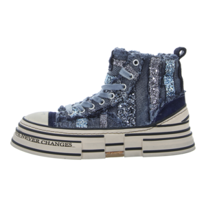 Sneaker - Rebecca White - d&w mix glitter navy