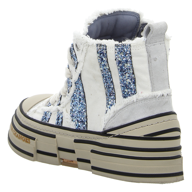 Rebecca White - V02L-5B NAVY-WHITE+BLUE GLITTER - V02L-5B NAVY-WHITE+BLUE GLITTER - navy-white + blue-glitter - Sneaker