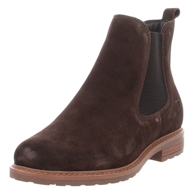 Tamaris - 1-25056-41-347 - 1-25056-41-347 - mocca suede - Stiefeletten