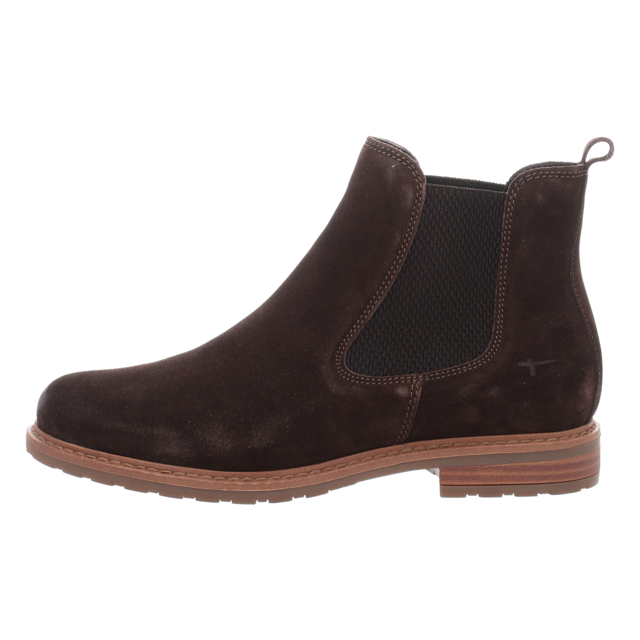 Tamaris - 1-25056-41-347 - 1-25056-41-347 - mocca suede - Stiefeletten