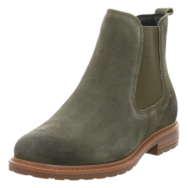 Tamaris - 1-25056-41-744 - 1-25056-41-744 - olive suede - Stiefeletten