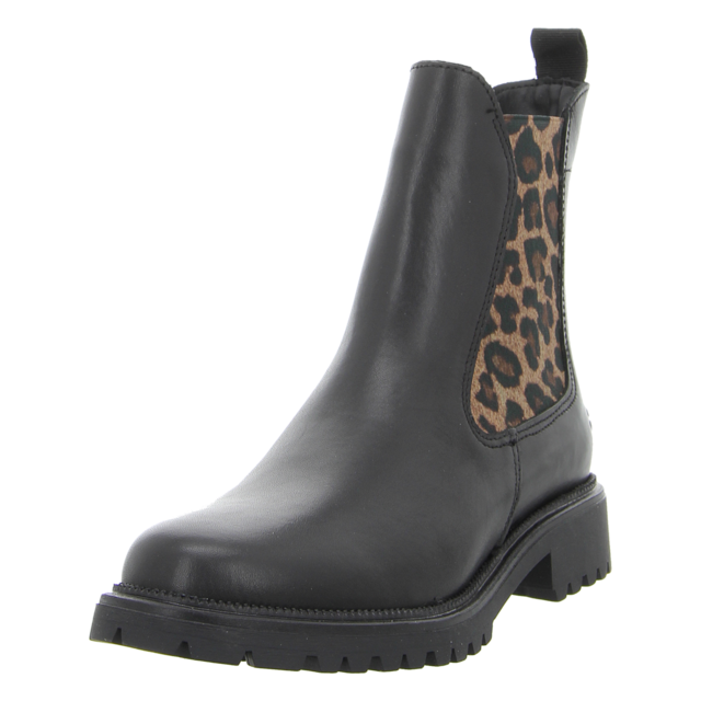 Tamaris - 1-25427-41-090 - 1-25427-41-090 - black/leopard - Stiefeletten