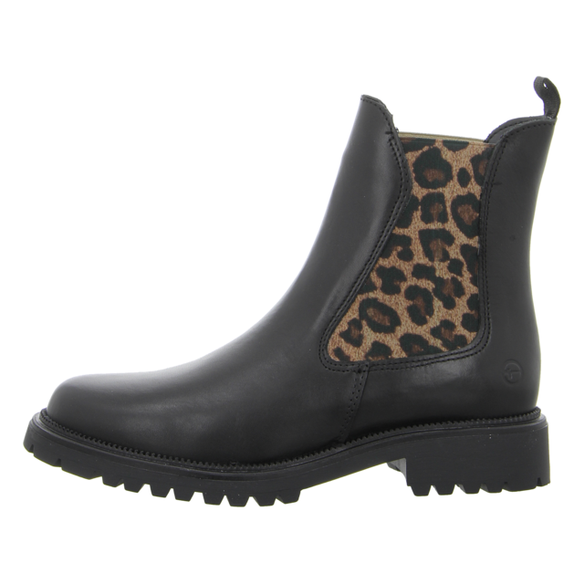 Tamaris - 1-25427-41-090 - 1-25427-41-090 - black/leopard - Stiefeletten