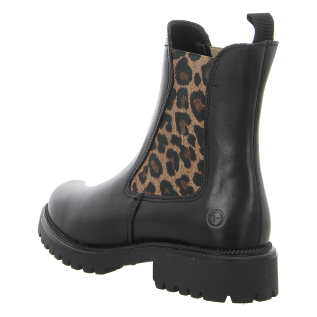 Tamaris - 1-25427-41-090 - 1-25427-41-090 - black/leopard - Stiefeletten