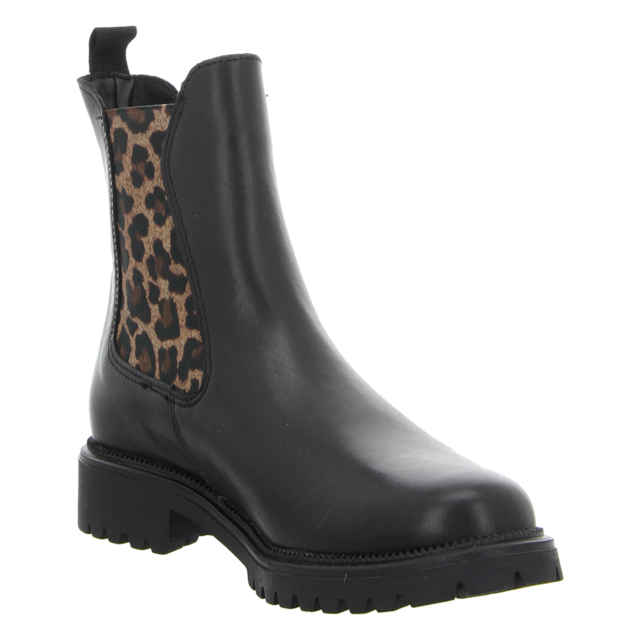 Tamaris - 1-25427-41-090 - 1-25427-41-090 - black/leopard - Stiefeletten