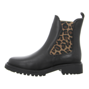 Stiefeletten - Tamaris - black/leopard