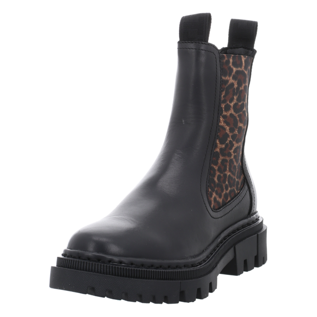 Tamaris - 1-25491-41-090 - 1-25491-41-090 - black/leopard - Stiefeletten