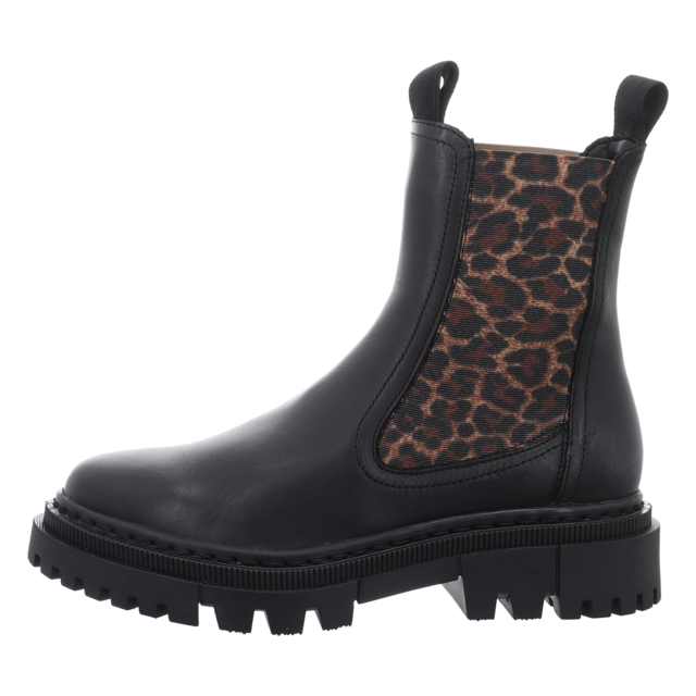 Tamaris - 1-25491-41-090 - 1-25491-41-090 - black/leopard - Stiefeletten