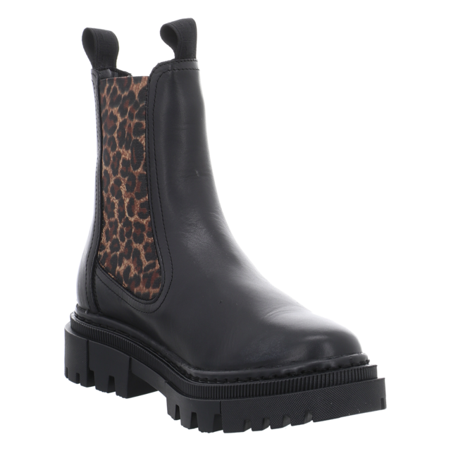 Tamaris - 1-25491-41-090 - 1-25491-41-090 - black/leopard - Stiefeletten