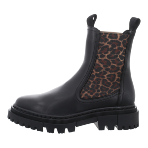 Stiefeletten - Tamaris - black/leopard