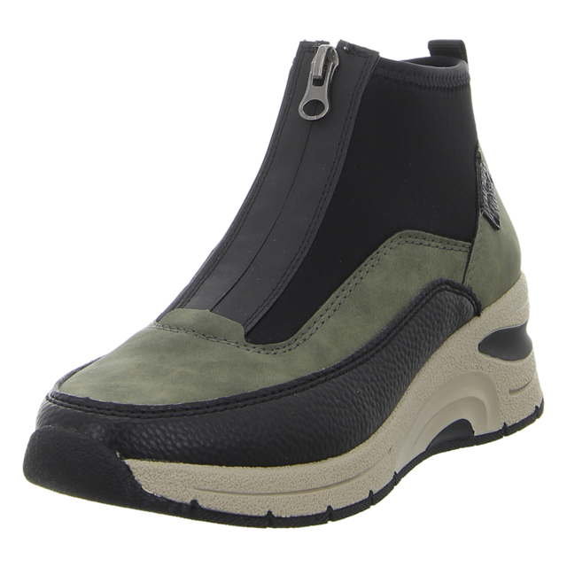 Rieker - N9362-54 - N9362-54 - grn kombi - Stiefeletten