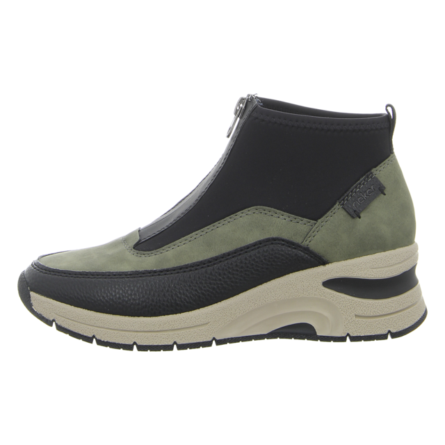 Rieker - N9362-54 - N9362-54 - grn kombi - Stiefeletten