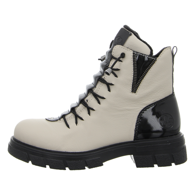 Rieker - Z9152-60 - Z9152-60 - crema/schwarz - Stiefeletten