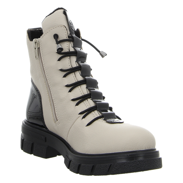 Rieker - Z9152-60 - Z9152-60 - crema/schwarz - Stiefeletten