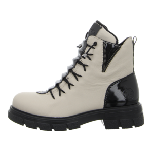 Stiefeletten - Rieker - crema/schwarz
