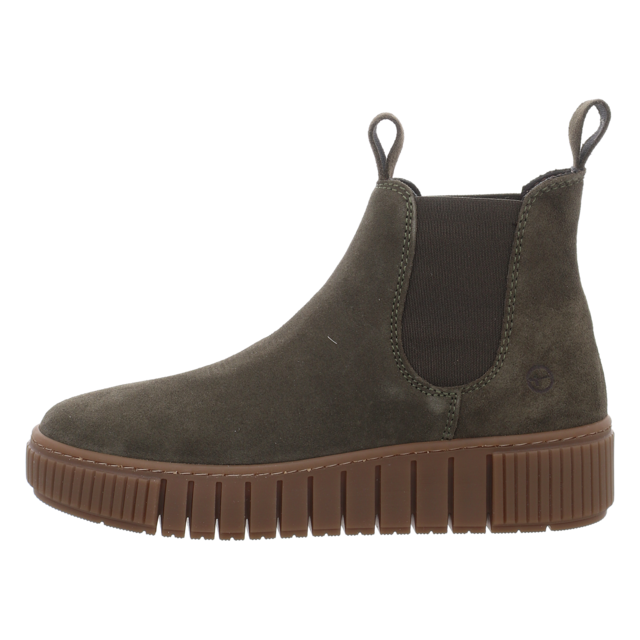 Tamaris - 1-25403-43-744 - 1-25403-43-744 - olive suede - Stiefeletten