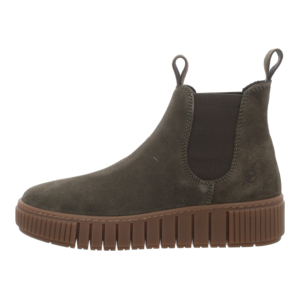 Stiefeletten - Tamaris - olive suede