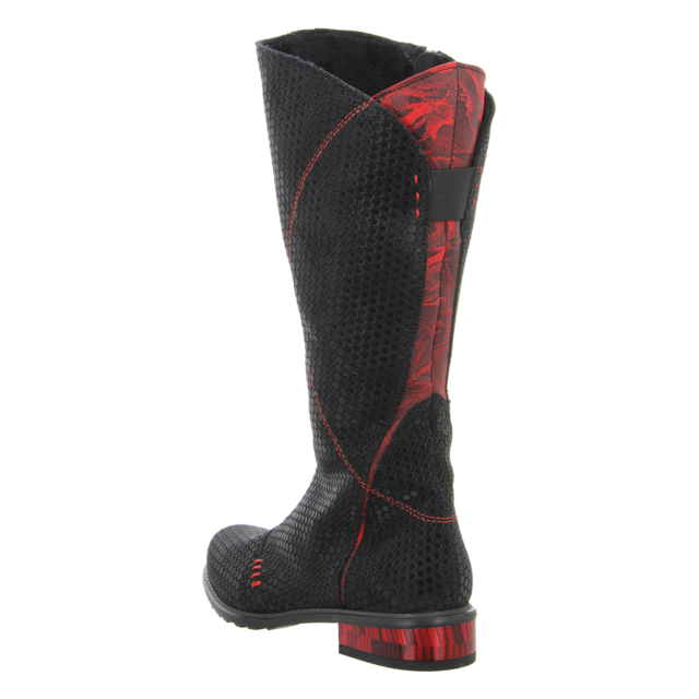 Simen - 7841A SCHWARZ ROT - 7841A SCHWARZ ROT - schwarz rot - Stiefel