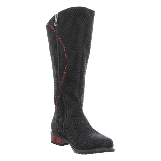 Simen - 7841A SCHWARZ ROT - 7841A SCHWARZ ROT - schwarz rot - Stiefel