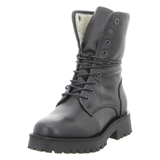 Palpa - F-2923  BLACK TEDDY - Domina 2 - black - Stiefeletten