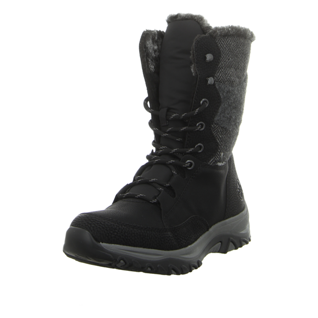 Rieker - M9643-01 - M9643-01 - schwarz kombi - Stiefeletten