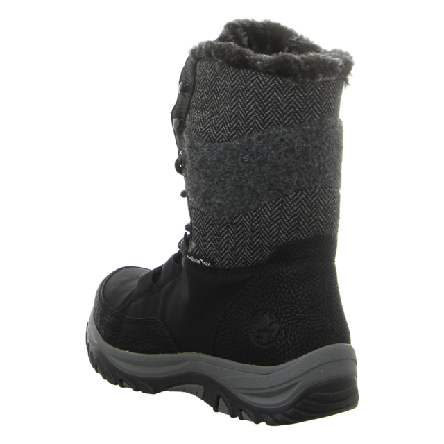 Rieker - M9643-01 - M9643-01 - schwarz kombi - Stiefeletten