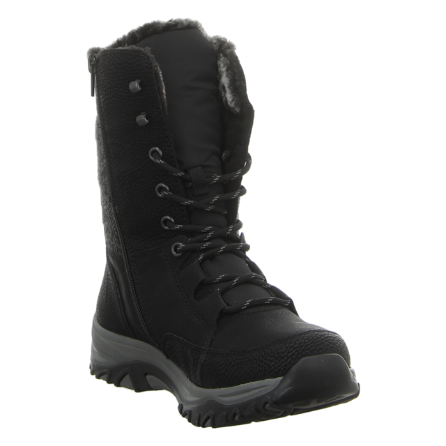 Rieker - M9643-01 - M9643-01 - schwarz kombi - Stiefeletten