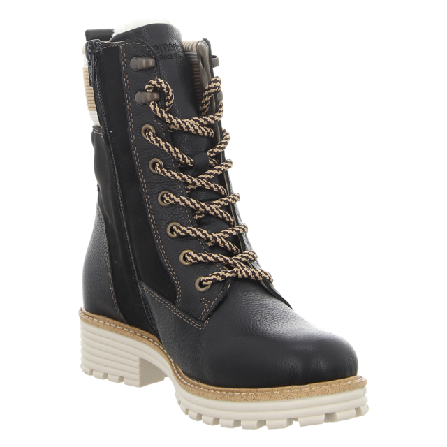 Remonte - D0W77-03 - D0W77-03 - schwarz kombi - Stiefeletten