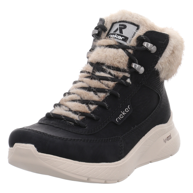 Rieker - M8510-00 - M8510-00 - schwarz/beige - Stiefeletten
