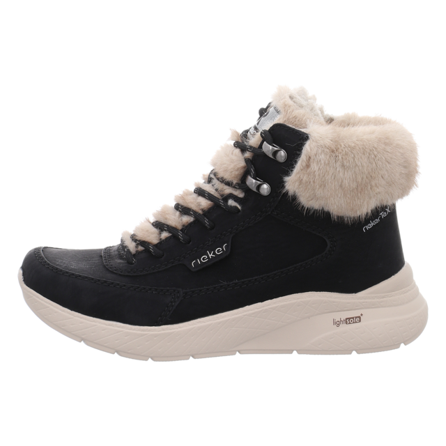Rieker - M8510-00 - M8510-00 - schwarz/beige - Stiefeletten