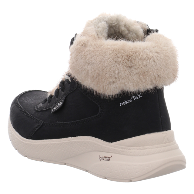 Rieker - M8510-00 - M8510-00 - schwarz/beige - Stiefeletten